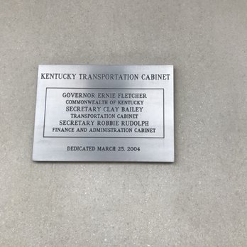 Kentucky Transportation Cabinet - Dedicated March 25, 2004 - Public Services & Government Near Me - Frankfort, Kentucky