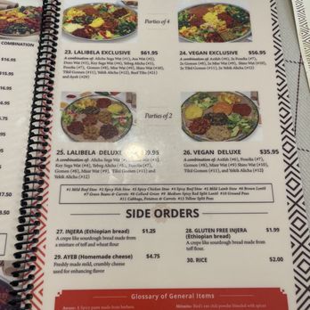 Café Lalibela - Menu - Vegetarian Near Me - Tempe, Arizona Café Lalibela - Menu - Vegetarian Near Me - Tempe, Arizona
