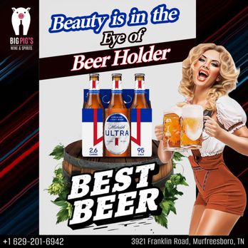 Big Pig's Wine and Spirits - Best Beers - Local Brews & Global Brands Available at Big Pigs Wine & Spirits - Beer, Wine & Spirits Near Me - Murfreesboro, Tennessee