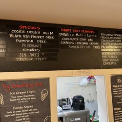 B's Ice Cream - Menu