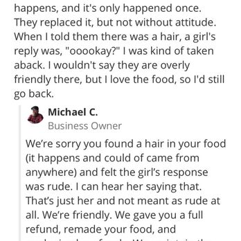 Speakeasy Cafe - My last review, which was a while ago ago, and the response. - Breakfast & Brunch Near Me - Bryant, Arkansas