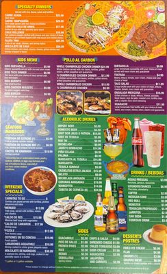 Menu photo 2 Taco Y Tequila Crystal Lake, IL
