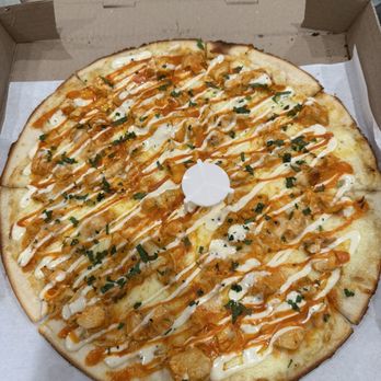 M & Pizza - Gluten Free Buffalo Chicken Pie - Pizza Near Me - New York, New York M & Pizza - Gluten Free Buffalo Chicken Pie - Pizza Near Me - New York, New York