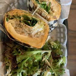 Tuscan Wrap with Salad