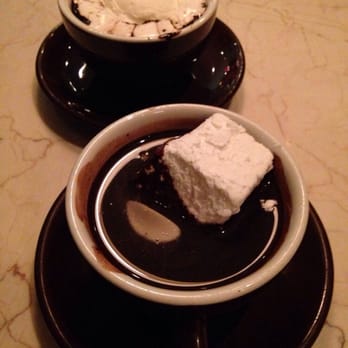 The Chocolate Room - Spiced hot chocolate and dark chocolate with homemade marshmellow - Desserts Near Me - Brooklyn, New York