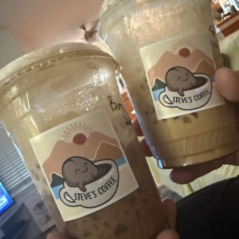 Steve's Coffee - Banana Mocha Cold Brew Spanish Latte - Coffee & Tea Near Me - Rancho Cucamonga, California Steve's Coffee - Banana Mocha Cold Brew Spanish Latte - Coffee & Tea Near Me - Rancho Cucamonga, California