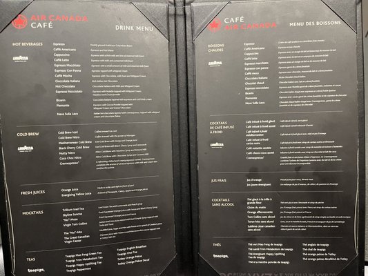 Menu photo 1 Air Canada Cafe Mississauga, ON Menu photo 1 Air Canada Cafe Mississauga, ON