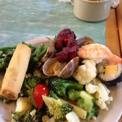 Great Plaza Buffet - One of my plates at Great Plaza... too bad I never got to finish it thanks to the wait staff.
