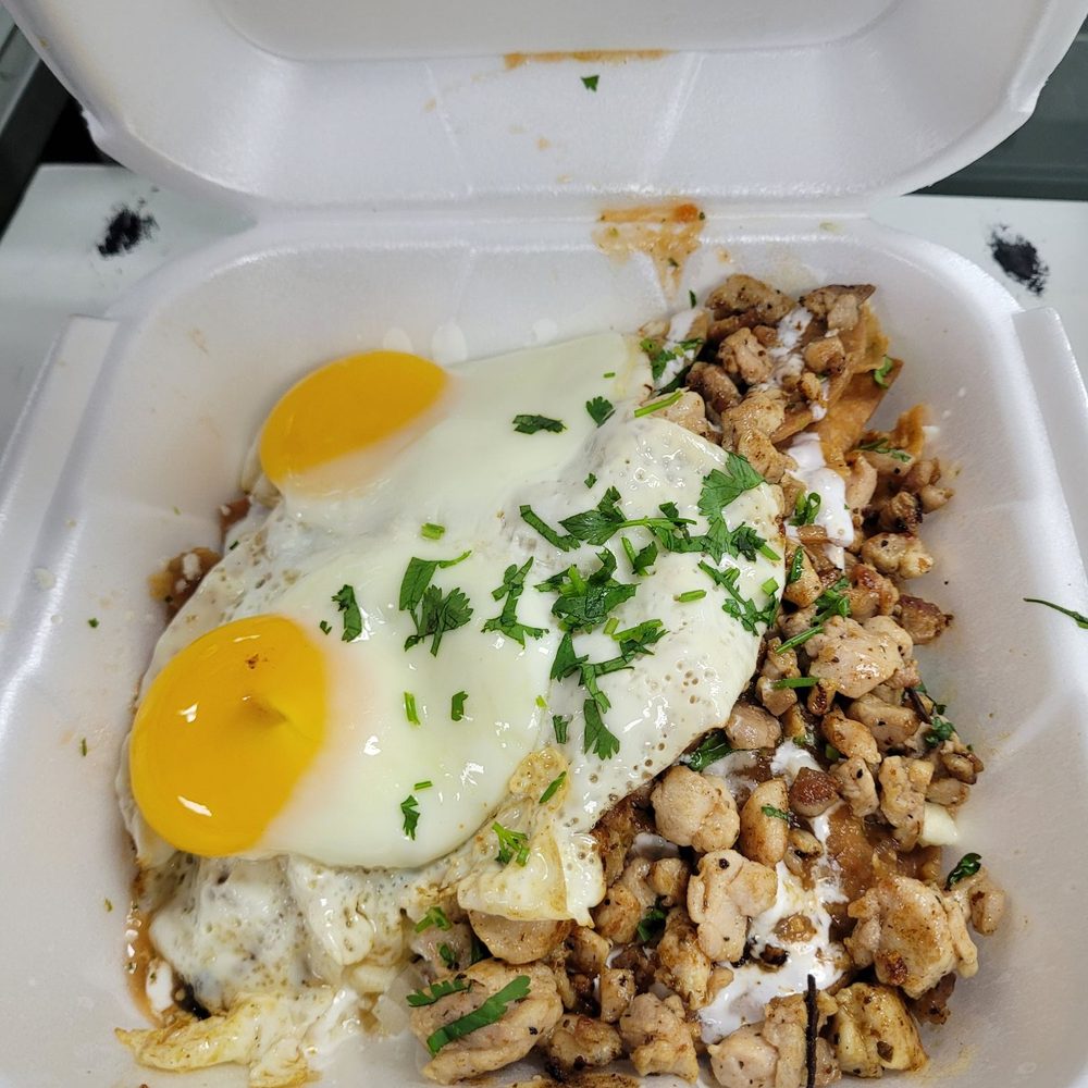 Taco Mexico Kwik Stop - Chicken chilaquiles. Amazing. - Mexican Near Me - Miami, Florida Taco Mexico Kwik Stop - Chicken chilaquiles. Amazing. - Mexican Near Me - Miami, Florida