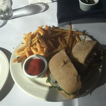 Moss Beach Distillery - Grilled chicken sandwich wi/ garlic fries - Seafood Near Me - Moss Beach, California Moss Beach Distillery - Grilled chicken sandwich wi/ garlic fries - Seafood Near Me - Moss Beach, California