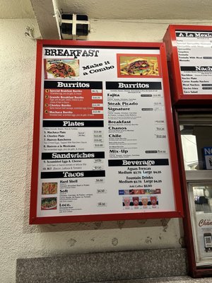 Menu photo 1 GE Chano's Los Angeles, CA