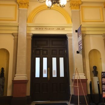 George Peabody Library - Entrance - Libraries Near Me - Baltimore, Maryland