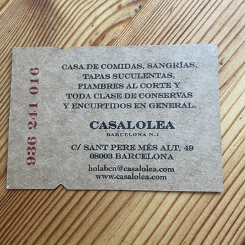Casa Lolea - Tapas Bars Near Me - Barcelona, B