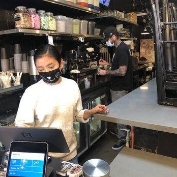 GrindHouse - It's ok, I asked them if I could take a pic of them working. And then I asked them to act natural. Does it look it? I think it does. - Cafes Near Me - Chula Vista, California