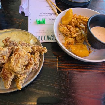 Bamboo Sushi - Chicken karage and 7 spice calamari, soso - Sushi Bars Near Me - San Ramon, California Bamboo Sushi - Chicken karage and 7 spice calamari, soso - Sushi Bars Near Me - San Ramon, California