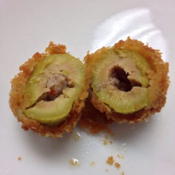 Fete - Inside the Deep-Fried, Sausage-Stuffed Olive. - New American Near Me - Honolulu, Hawaii Fete - Inside the Deep-Fried, Sausage-Stuffed Olive. - New American Near Me - Honolulu, Hawaii