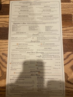 Menu photo 3 Cracker Barrel Old Country Store Harlingen, TX Menu photo 3 Cracker Barrel Old Country Store Harlingen, TX