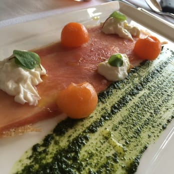 The Dock - Compressed lemon and carpaccio - New American Near Me - Newport Beach, California The Dock - Compressed lemon and carpaccio - New American Near Me - Newport Beach, California