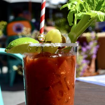 Buck's - Bloody Marys is one of their specialties. This happens to be a virgin Bloody Mary. - American Near Me - Woodside, California