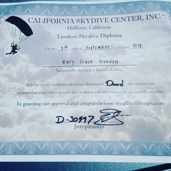 Silicon Valley Skydive - Thanks daniel! - Skydiving Near Me - San Martin, California Silicon Valley Skydive - Thanks daniel! - Skydiving Near Me - San Martin, California