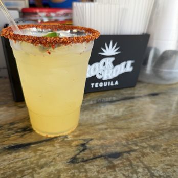 The Tipsy Tiki Dockside Bar - Pineapple jalapeño margarita with Tajin - Cocktail Bars Near Me - Oklahoma City, Oklahoma The Tipsy Tiki Dockside Bar - Pineapple jalapeño margarita with Tajin - Cocktail Bars Near Me - Oklahoma City, Oklahoma
