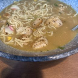 Chicken curry ramen
