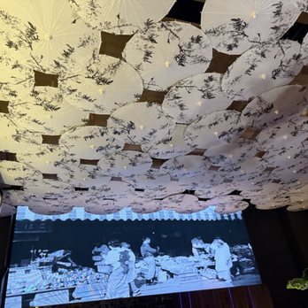Paperfish Sushi - Parasol ceiling decor - Sushi Bars Near Me - Miami, Florida Paperfish Sushi - Parasol ceiling decor - Sushi Bars Near Me - Miami, Florida