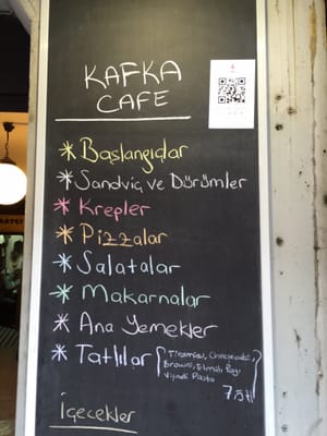 Menu photo 3 Kafe Kafka Istanbul, 34 Menu photo 3 Kafe Kafka Istanbul, 34
