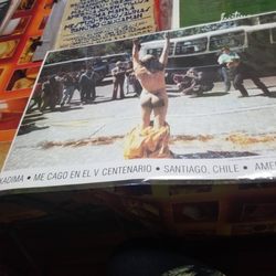 Centro Cultural Tallersol - The founder of the Archive expressing frustration with the Pinochet regime in the '80s. Respect.