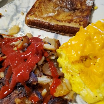 John & Elaine's Restaurant - Scrambled eggs with cheese and French toast. - Pancakes Near Me - Point Pleasant Beach, New Jersey John & Elaine's Restaurant - Scrambled eggs with cheese and French toast. - Pancakes Near Me - Point Pleasant Beach, New Jersey