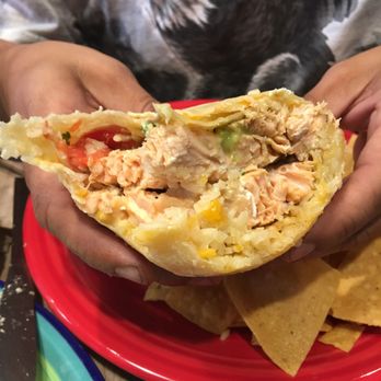 Dos Coyotes Border Cafe - Double grilled salmon burrito - Tex-Mex Near Me - San Ramon, California