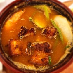 Max's Restaurant - Fried Pork Belly and Shrimp Sinigang.