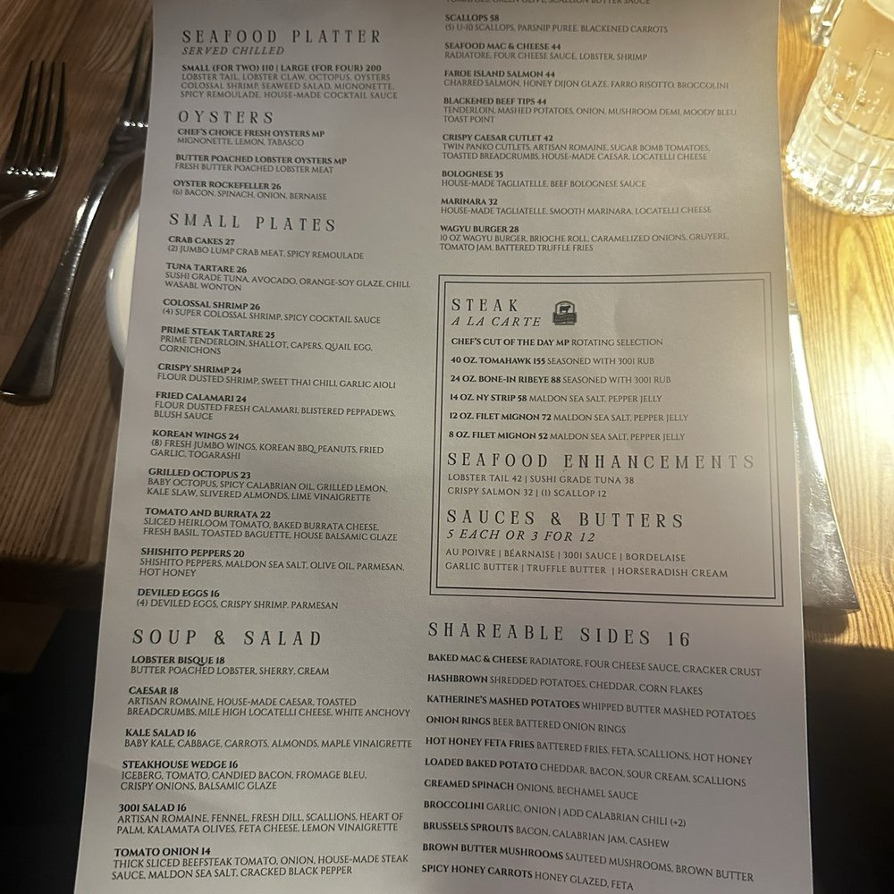 Rare 3001 - Menu - Steakhouses Near Me - Rochester, New York Rare 3001 - Menu - Steakhouses Near Me - Rochester, New York
