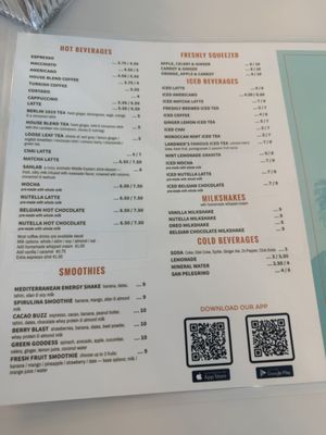 Menu photo 2 Cafe Landwer Las Vegas, NV