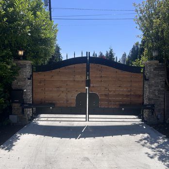 Interactive Gates & Security - View from inside - Fences & Gates Near Me - Bellevue, Washington Interactive Gates & Security - View from inside - Fences & Gates Near Me - Bellevue, Washington