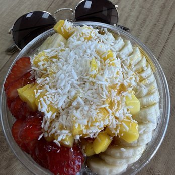 Scoops Handcrafted Acai Bowls - Matcha Ube Bowl - Acai Bowls Near Me - Merced, California