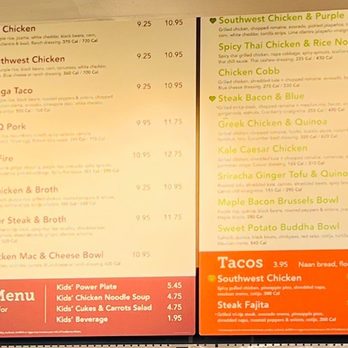 CoreLife Eatery - Menu board - Salad Near Me - Greensboro, North Carolina