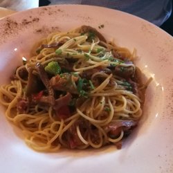 IL RISTORANTINO - Spaghetti mit Schinken und Steinpilzen
