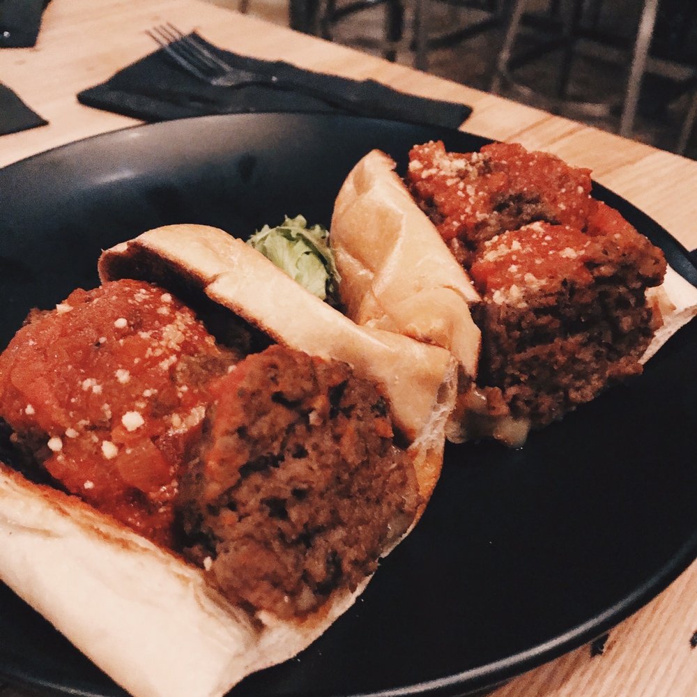 Grind - Meatball grinder with arrabiata sauce - Cocktail Bars Near Me - Boyertown, Pennsylvania