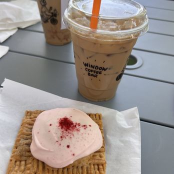 Window Coffee Bar - Pop tart and iced pistachio latte - Coffee & Tea Near Me - Phoenix, Arizona