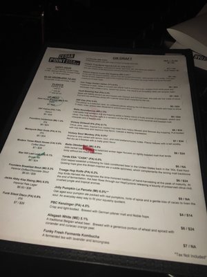 Menu photo 6 Cedar Point Bar and Kitchen Philadelphia, PA Menu photo 6 Cedar Point Bar and Kitchen Philadelphia, PA