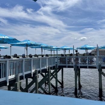 Jakeabob's Bay - a dock with umbrellas - Seafood Near Me - Union Beach, New Jersey Jakeabob's Bay - a dock with umbrellas - Seafood Near Me - Union Beach, New Jersey