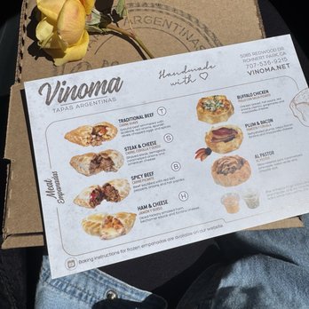 Vinoma - Vinoma menu is simple yet sophisticated - Empanadas Near Me - Rohnert Park, California Vinoma - Vinoma menu is simple yet sophisticated - Empanadas Near Me - Rohnert Park, California