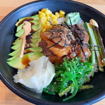 Rice Alley - Mediocre poke bowl. Not the typical ingredients you expect in a traditional Japanese poke bowl. - Ramen Near Me - Gainesville, Virginia Rice Alley - Mediocre poke bowl. Not the typical ingredients you expect in a traditional Japanese poke bowl. - Ramen Near Me - Gainesville, Virginia