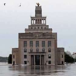 ServiceMaster by Rice - Cedar Rapids - Flooded downtown Cedar Rapids