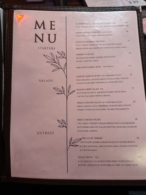 Menu photo 8 Spruce Port Angeles, WA