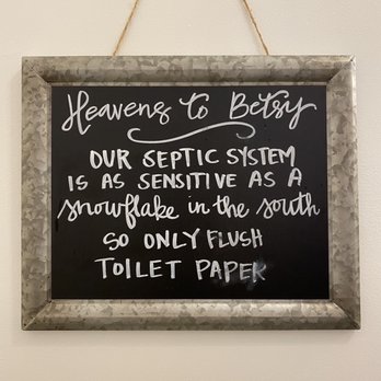 Mo'Bay Beignet - Cute sign in the bathroom - Coffee & Tea Near Me - Mobile, Alabama Mo'Bay Beignet - Cute sign in the bathroom - Coffee & Tea Near Me - Mobile, Alabama