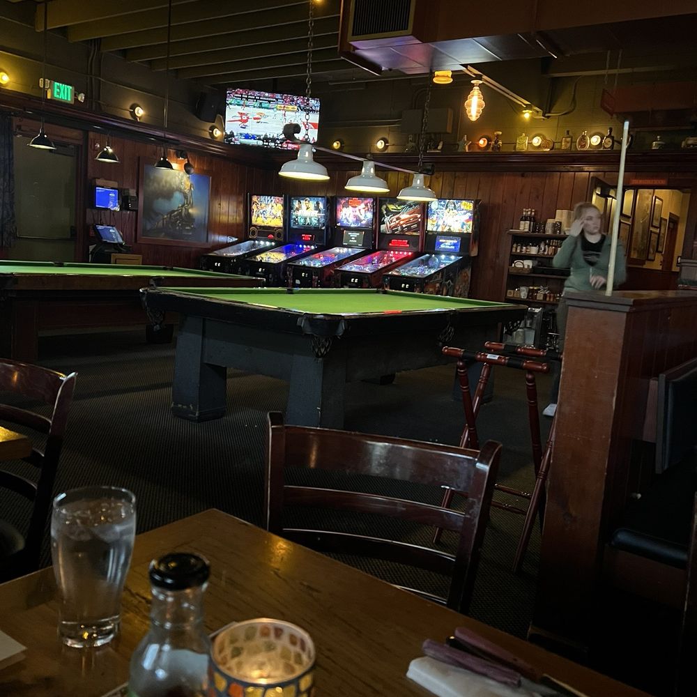 McMenamins Woodshop - Pinball n pool table - New American Near Me - Bothell, Washington McMenamins Woodshop - Pinball n pool table - New American Near Me - Bothell, Washington