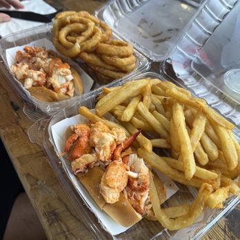 Pauli's - Warm rolls with soggy bread and floppy fries. The onion rings were the best part! - Sandwiches Near Me - Boston, Massachusetts