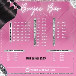The Boujee Bar - Raw & Virgin Indian bundles
